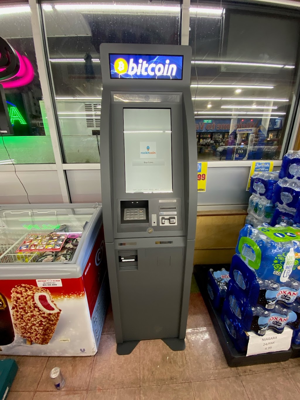 RockItCoin Bitcoin ATM | 1703 N Valrico Rd, Dover, FL 33527, USA | Phone: (888) 702-4915