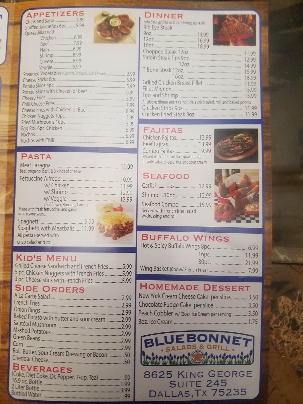 Bluebonnet Salads & Grill | 8625 King George Dr # 245, Dallas, TX 75235 | Phone: (214) 905-1200