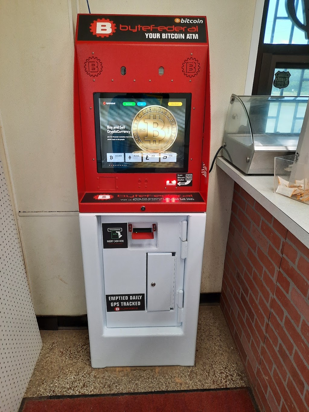 Byte Federal Bitcoin ATM (One Stop Shop) | 6809 Mitchell Mill Rd, Zebulon, NC 27597, USA | Phone: (786) 686-2983