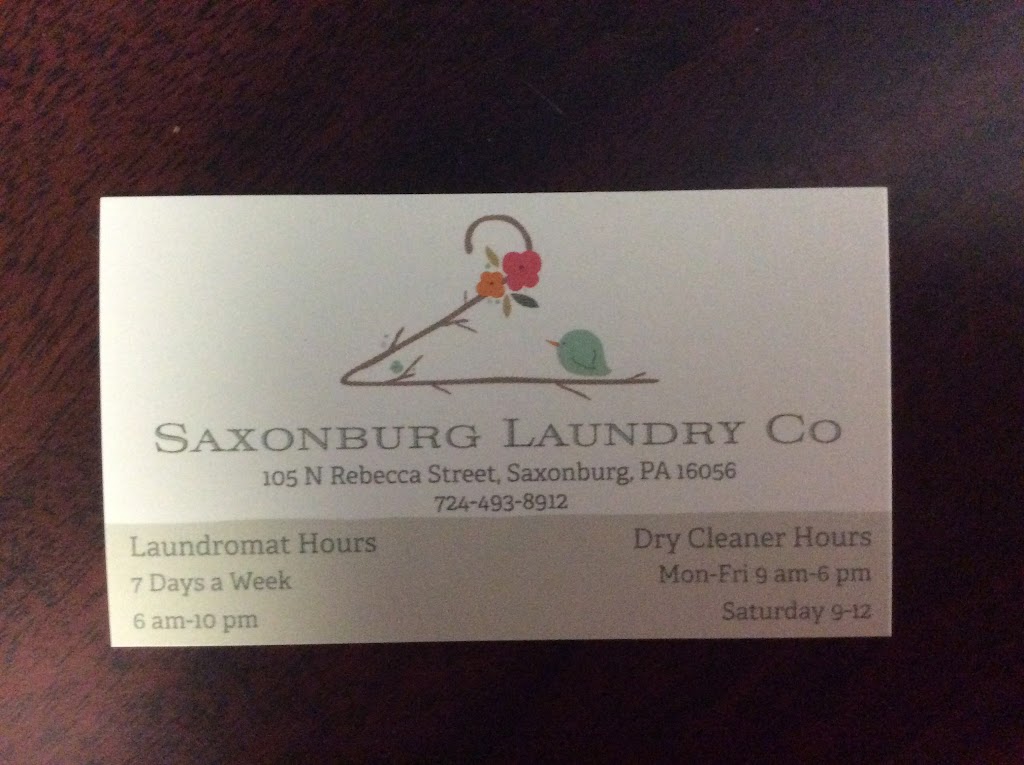 Saxonburg Laundry Company | 105 N Rebecca St, Saxonburg, PA 16056, USA | Phone: (724) 493-8912