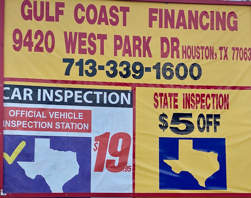 Gulf Coast State Inspection | 9420 Westpark Dr, Houston, TX 77063, USA | Phone: (281) 935-1902