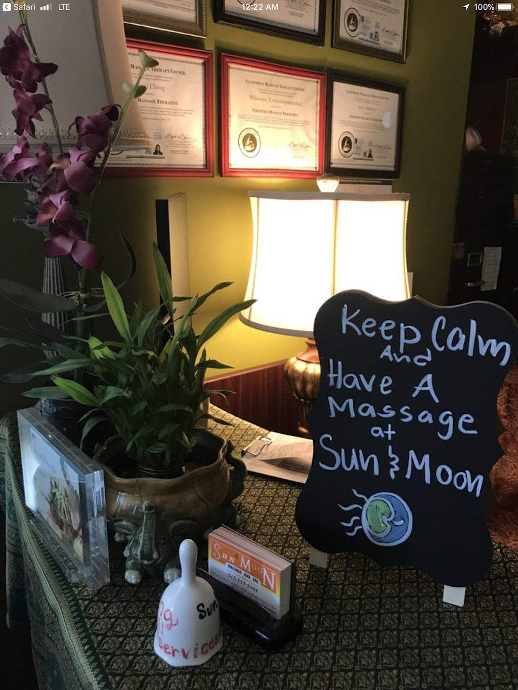 Sun & Moon Massage And Spa | 2750 Colorado Blvd Unit 3, Los Angeles, CA 90041, USA | Phone: (323) 259-5098