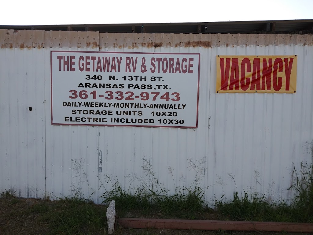 The getaway RV and storage | 340 N 13th St, Aransas Pass, TX 78336, USA | Phone: (361) 332-9743