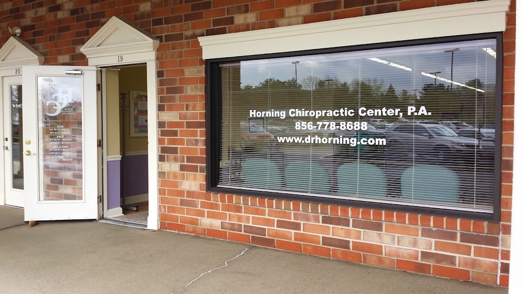 Horning Chiropractic Center | 127 Ark Rd # 19, Mt Laurel Township, NJ 08054, USA | Phone: (856) 778-8688