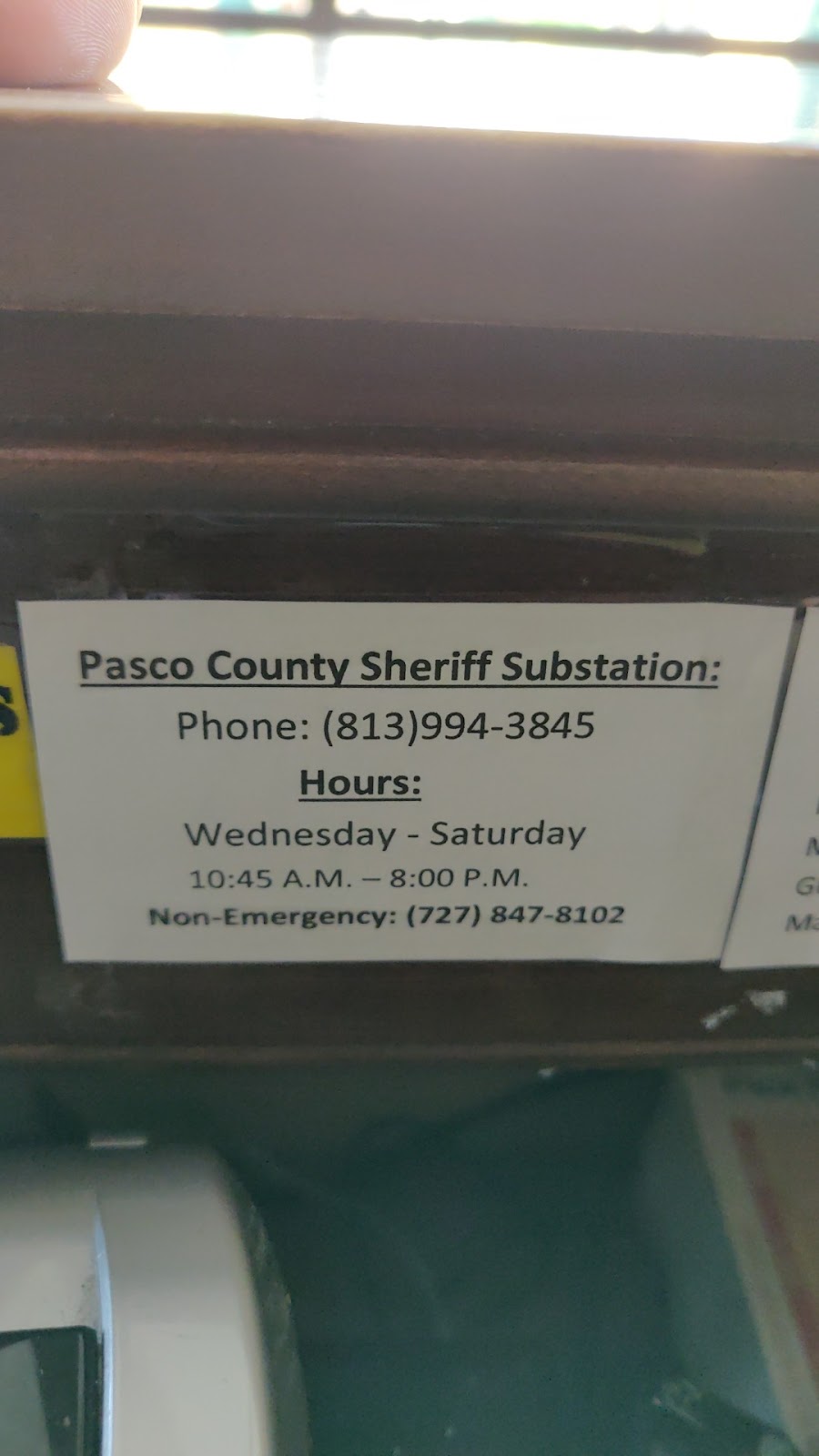 Pasco county sheriffs office | 28329 Paseo Drive, Wesley Chapel, FL 33543, USA | Phone: (813) 994-3845