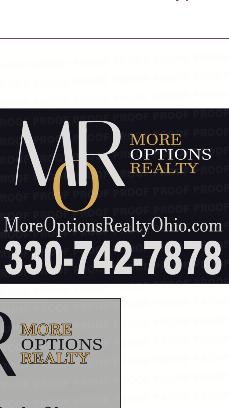 More Options Realty, LLC | 67 S Main St, Hubbard, OH 44425, USA | Phone: (844) 394-6321