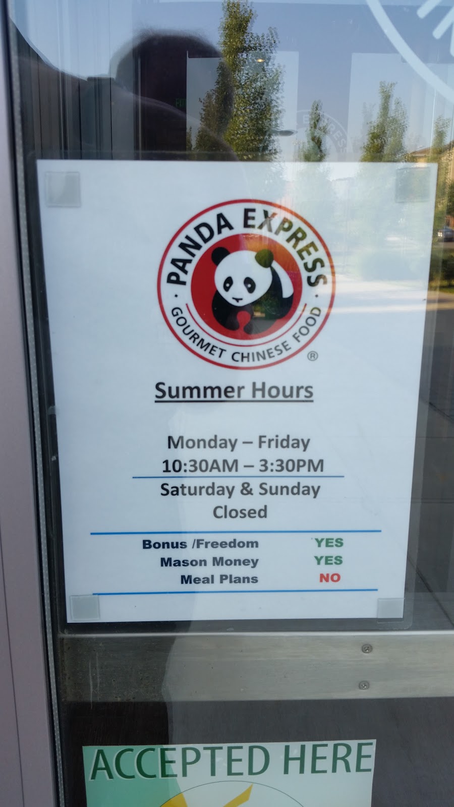 Panda Express | 4400 University Dr, Fairfax, VA 22030 | Phone: (703) 993-6042