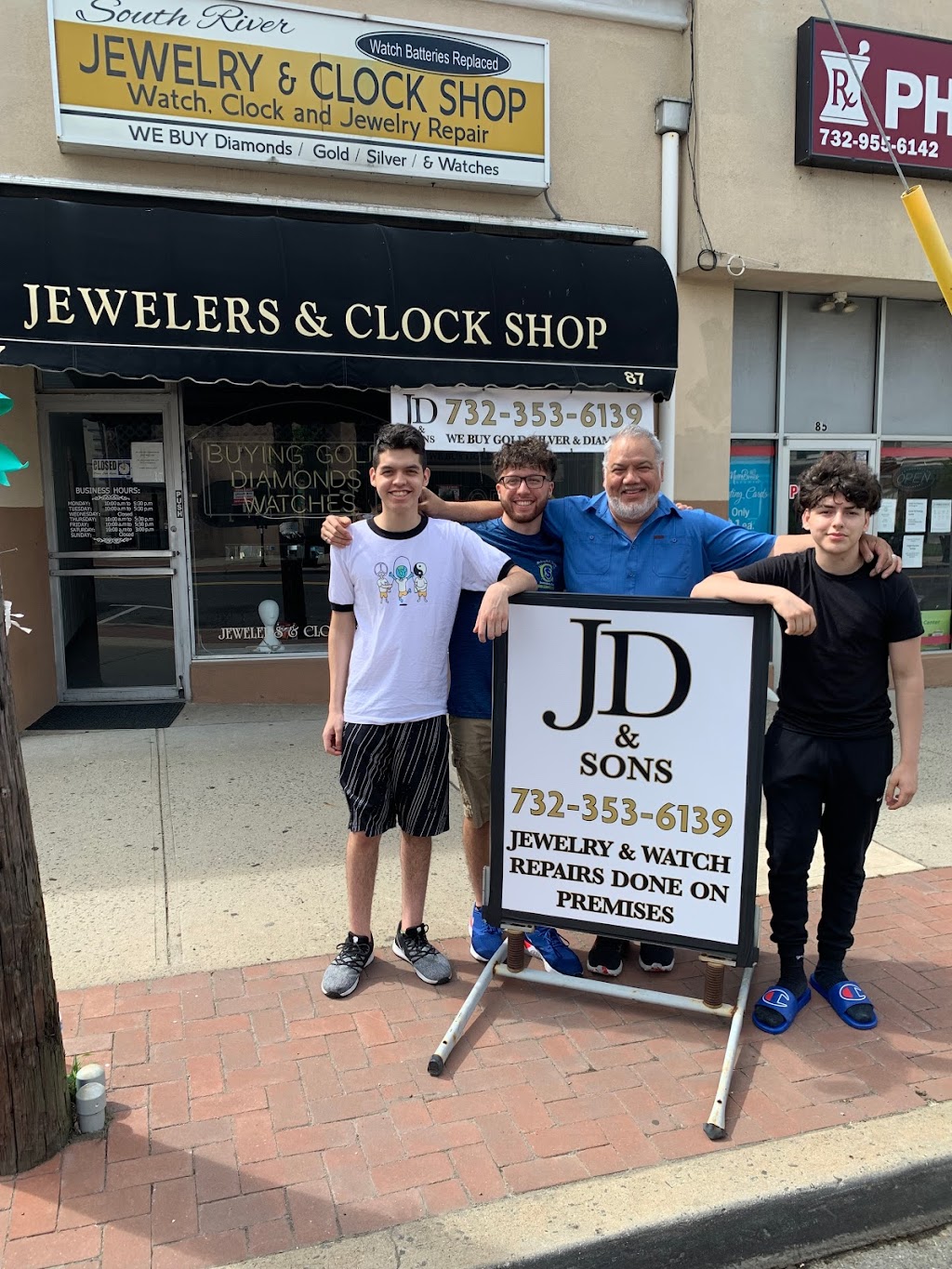 JD & Sons Jewelry & Clock Shop | 87 Main St, South River, NJ 08882, USA | Phone: (732) 353-6139