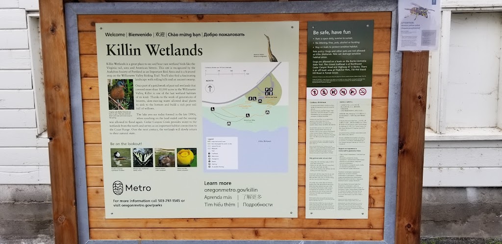 Killin Wetlands Nature Park | 46280 NW Cedar Canyon Rd, Banks, OR 97106 | Phone: (503) 797-1545