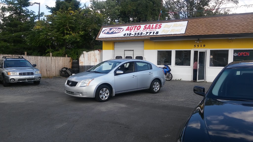 A Plus Auto Sales & Detailing, LLC. | 5519 Ritchie Hwy, Brooklyn, MD 21225, USA | Phone: (410) 355-7718