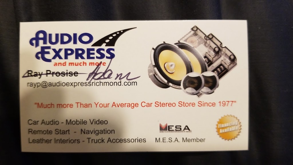 Audio Express | 400 Southpark Blvd e, Colonial Heights, VA 23834, USA | Phone: (804) 520-1654