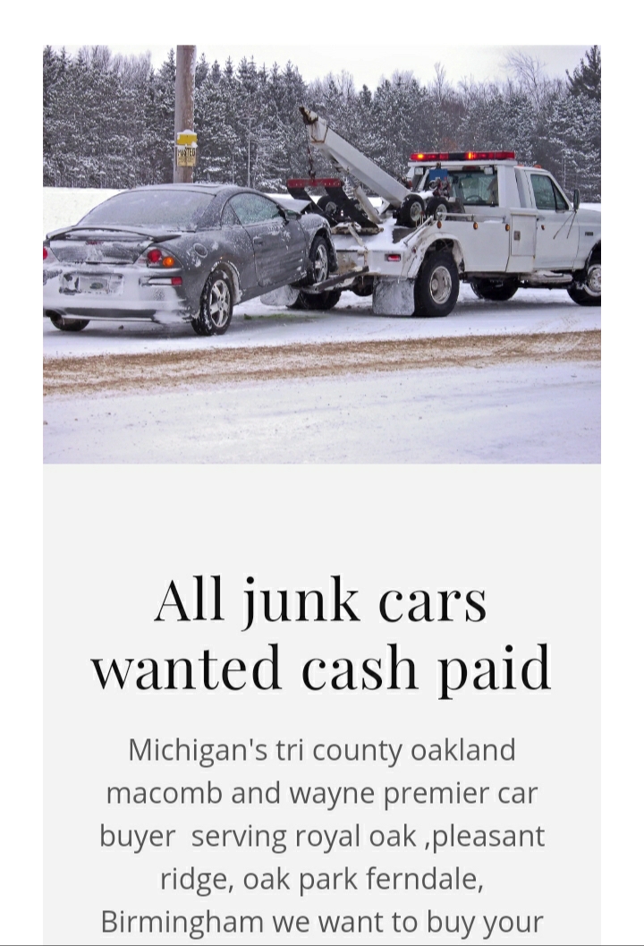All Junk Cars Wanted .com | 83 W Evelyn Ave, Hazel Park, MI 48030, USA | Phone: (248) 632-4550