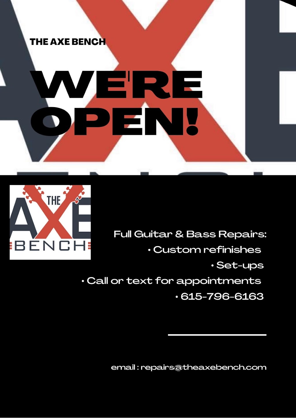 THE AXE BENCH | 4209 Lufkin Ct, Murfreesboro, TN 37128, USA | Phone: (615) 796-6163
