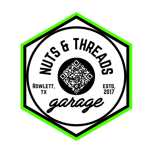 Nuts & Threads Garage | 4930 Grisham Dr, Rowlett, TX 75088, USA | Phone: (469) 698-6080