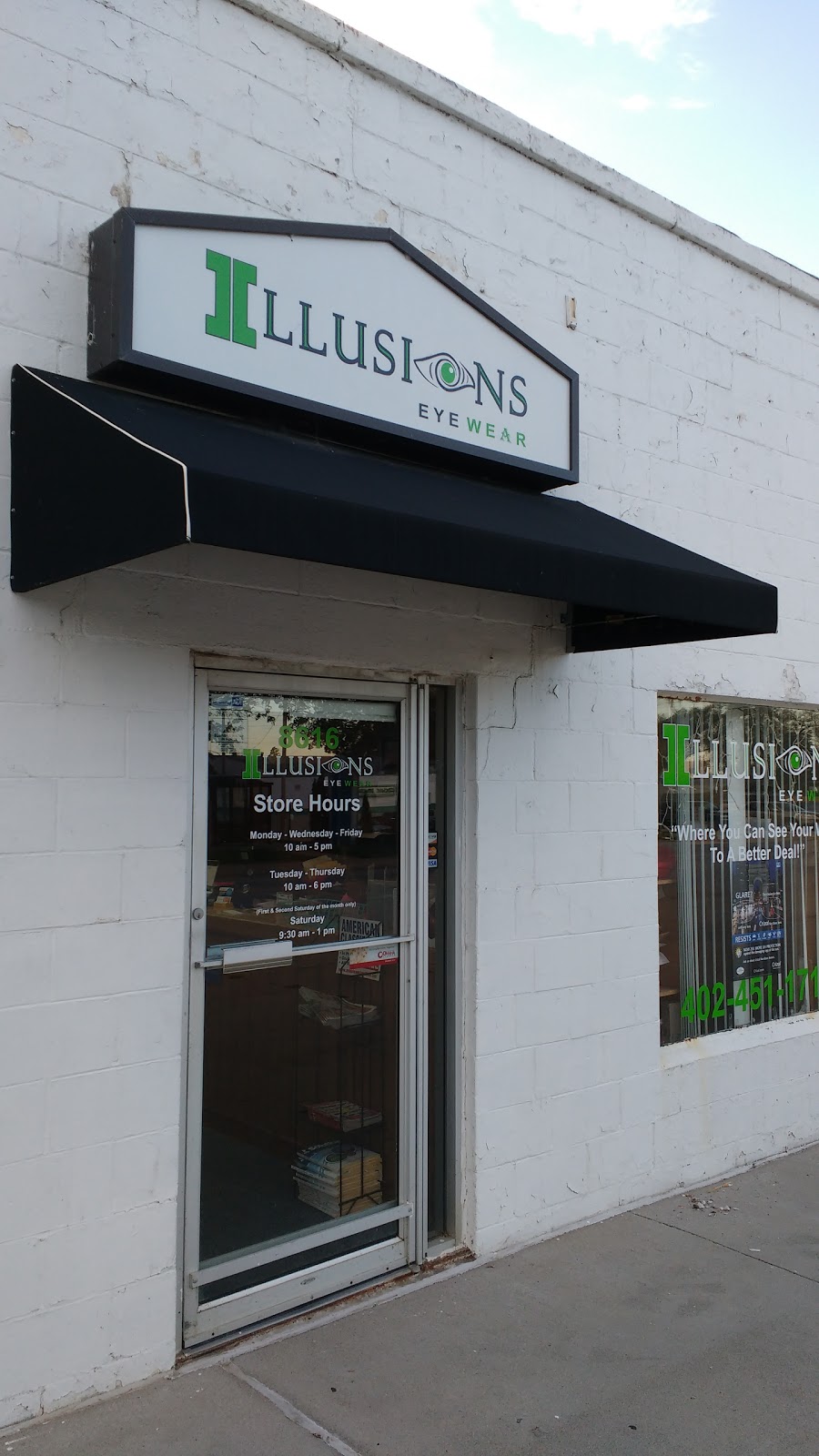 Illusions Eyewear LLC | 8616 N 30th St, Omaha, NE 68112, USA | Phone: (402) 451-1717