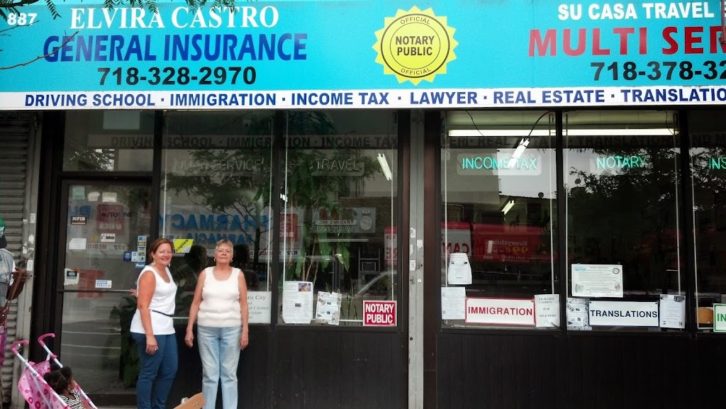 Elvira Castro General Insurance | 887 Hunts Point Ave, Bronx, NY 10474, USA | Phone: (718) 328-2970
