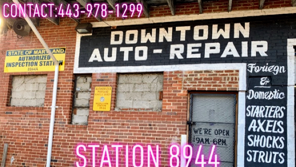 Downtown Auto-Repair & MD State Inspection and Dealership. | 2410 Hollins St, Baltimore, MD 21223, USA | Phone: (443) 978-1299