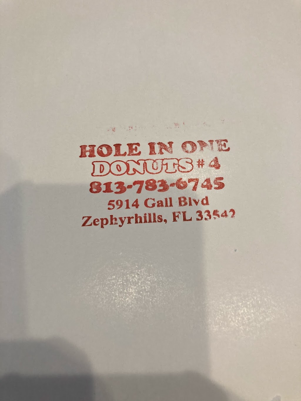 Hole In One Donuts | 5914 Gall Blvd, Zephyrhills, FL 33542, USA | Phone: (813) 783-6745