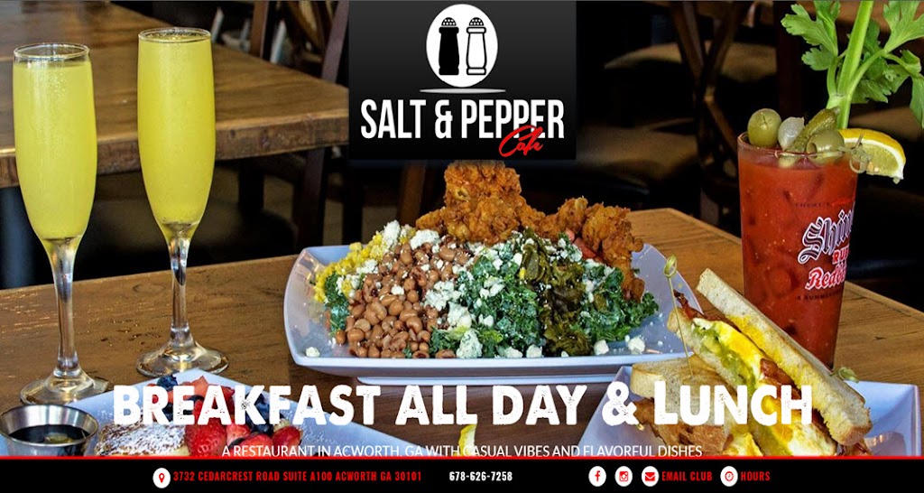 Salt & Pepper Cafe | 3732 Cedarcrest Rd a100, Acworth, GA 30101, USA | Phone: (678) 401-6657