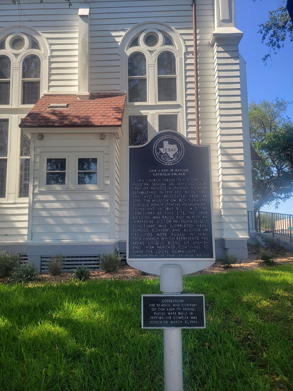 Our Lady of Refuge Catholic Church | 1008 S Alamo St, Refugio, TX 78377, USA | Phone: (361) 526-2083