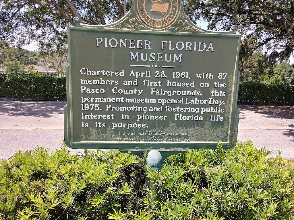 Pioneer Florida Museum & Village | 15602 Pioneer Museum Rd, Dade City, FL 33523, USA | Phone: (352) 567-0262