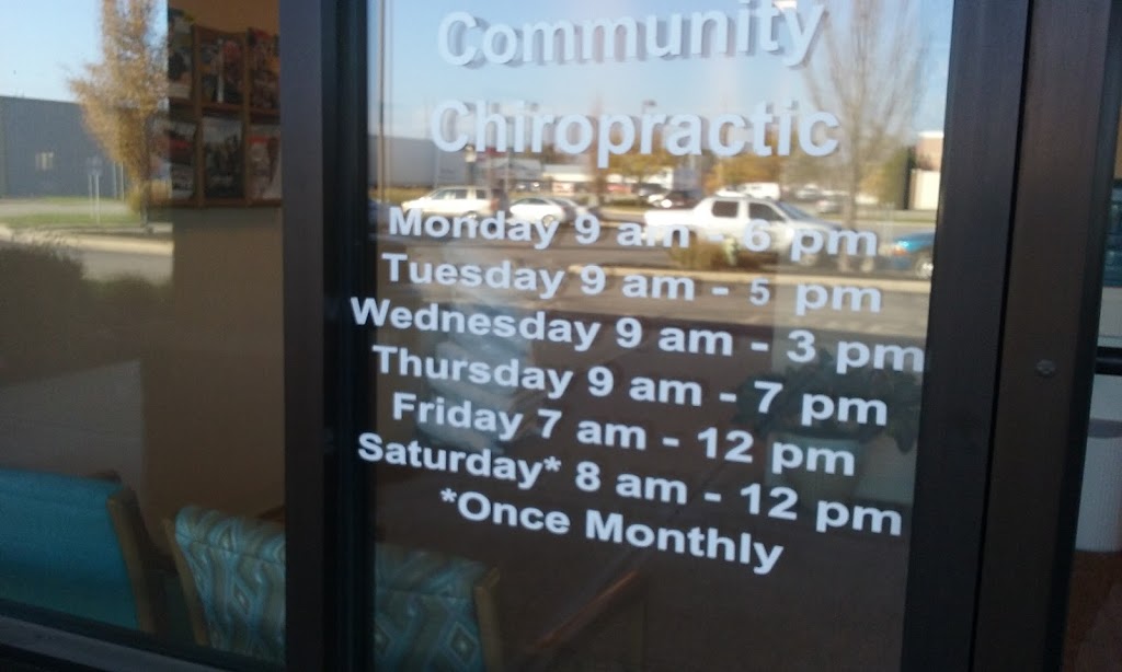 Community Chiropractic | 7651 E US Hwy 36, Avon, IN 46123, USA | Phone: (317) 272-7988