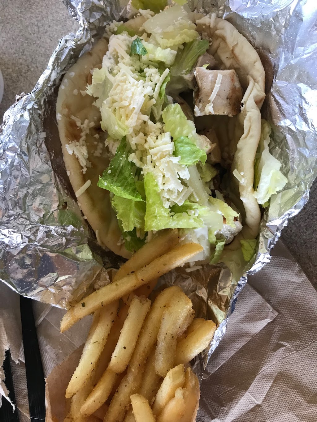 Dinos Gyros: Falcon Heights, MN | 1700 E Snelling Dr, Falcon Heights, MN 55113, USA | Phone: (651) 645-8800