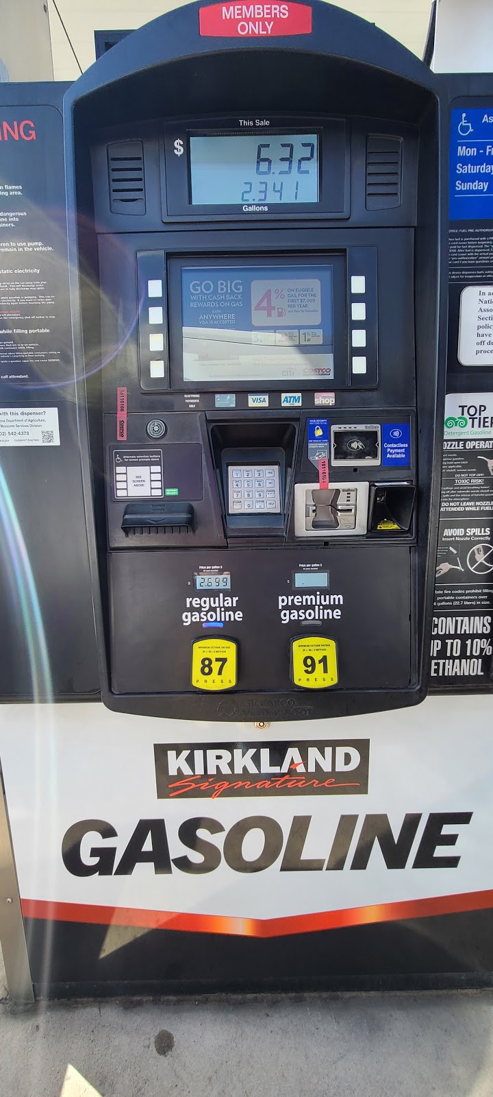 Costco Gas Station | 6255 E Grant Rd, Tucson, AZ 85712, USA | Phone: (520) 886-6377