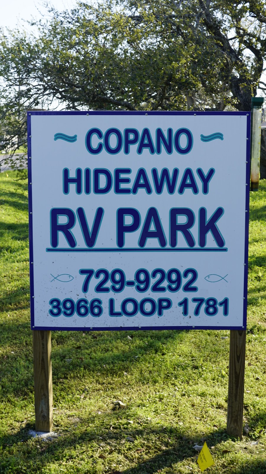 Copano Hideaway RV Park | 3966 Loop 1781, Rockport, TX 78382, USA | Phone: (361) 729-9292