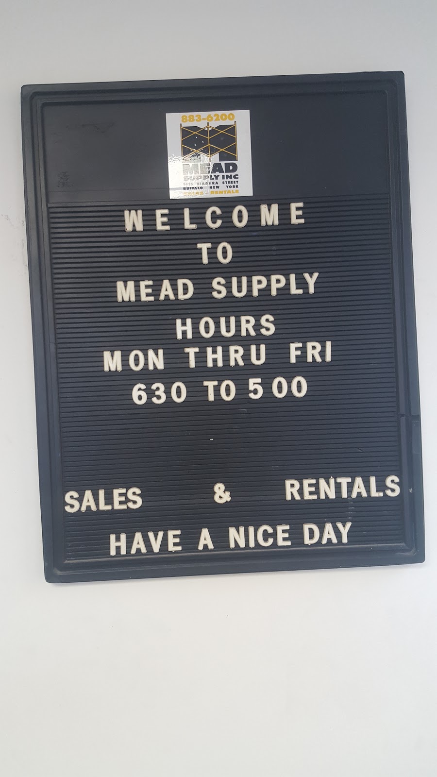 Mead Supply | 1511 Niagara St, Buffalo, NY 14213, USA | Phone: (716) 883-6200