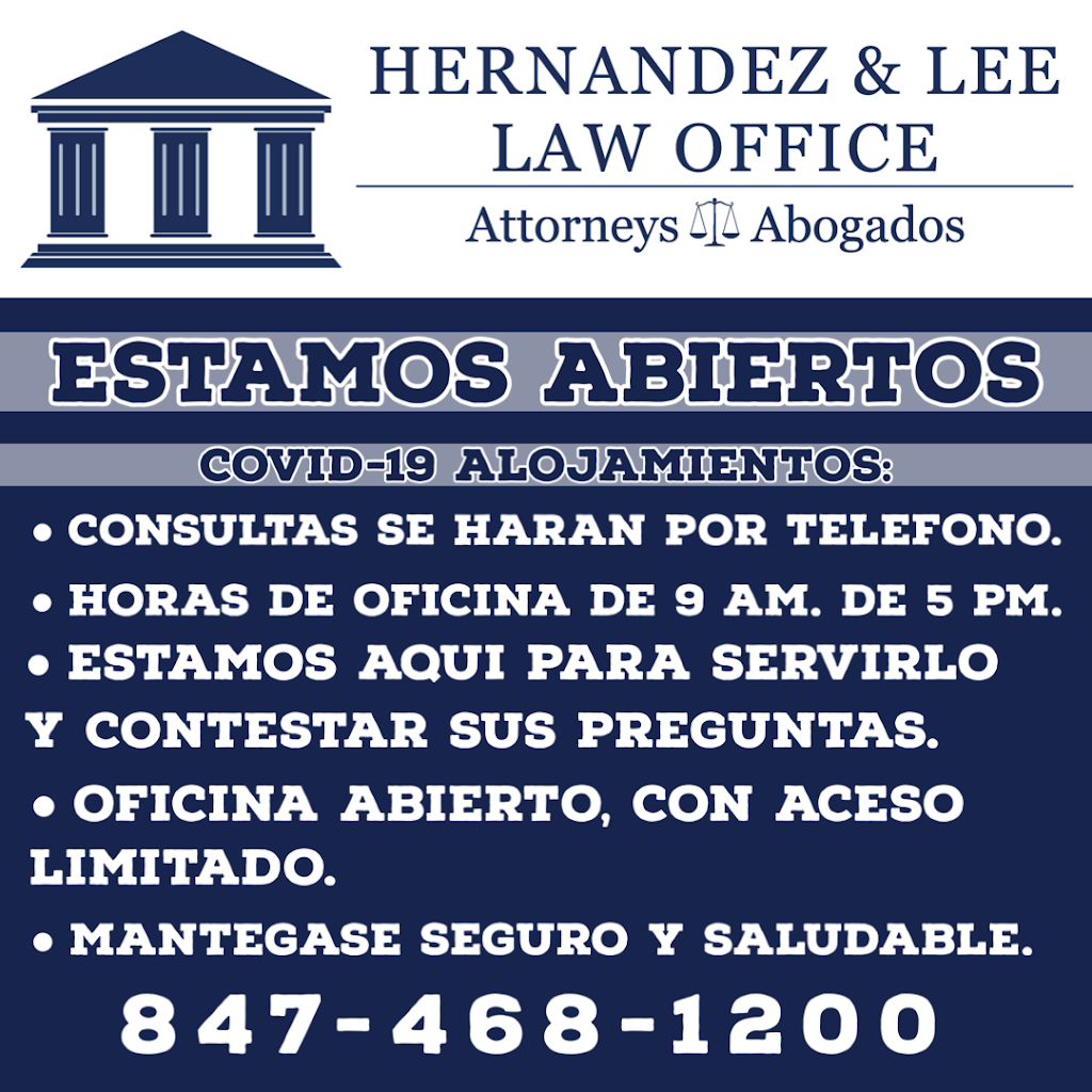Hernandez & Lee Law Office Ltd. | 125 S Wilke Rd Suite 202, Arlington Heights, IL 60005 | Phone: (847) 468-1200
