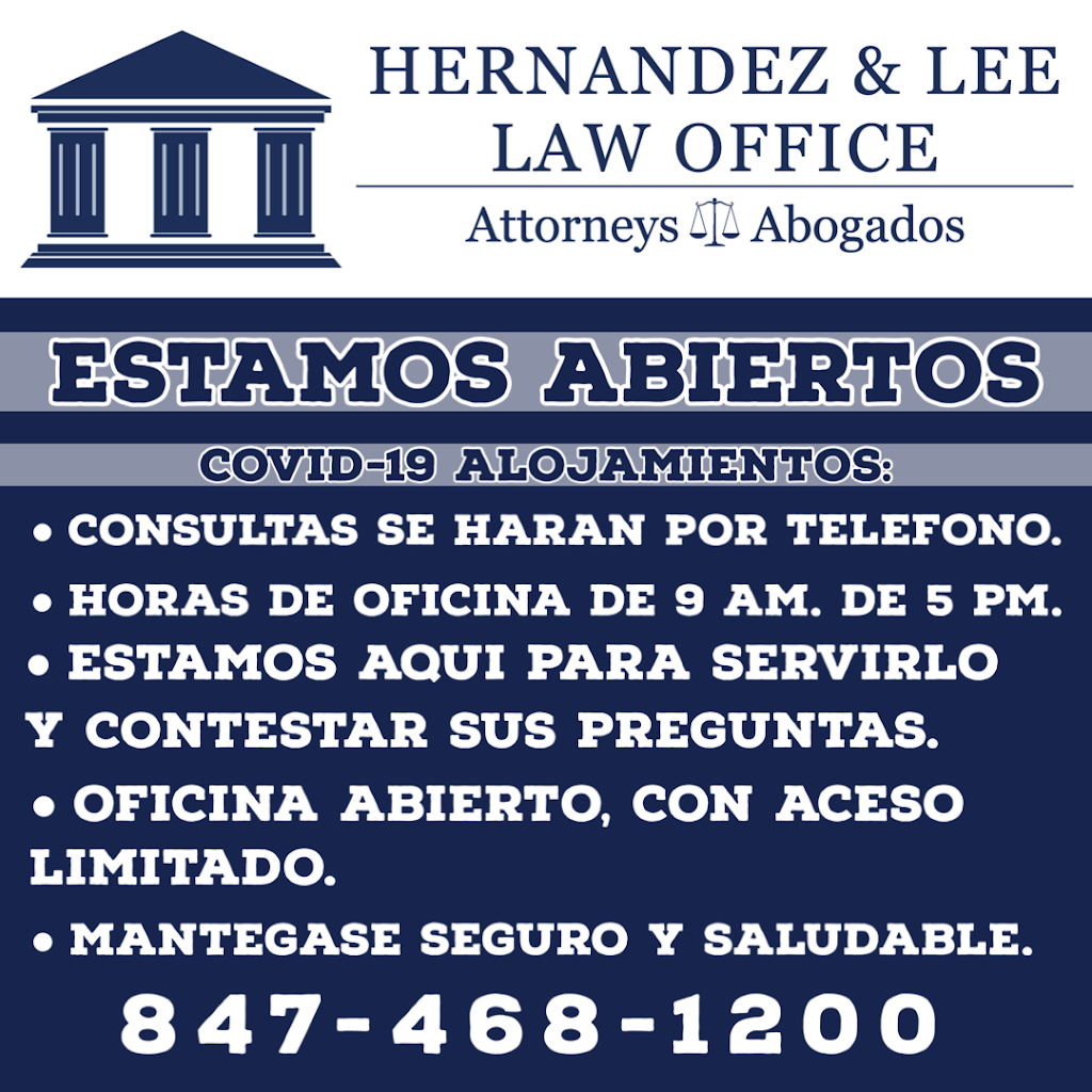 Hernandez & Lee Law Office Ltd. | 125 S Wilke Rd Suite 202, Arlington Heights, IL 60005, USA | Phone: (847) 468-1200