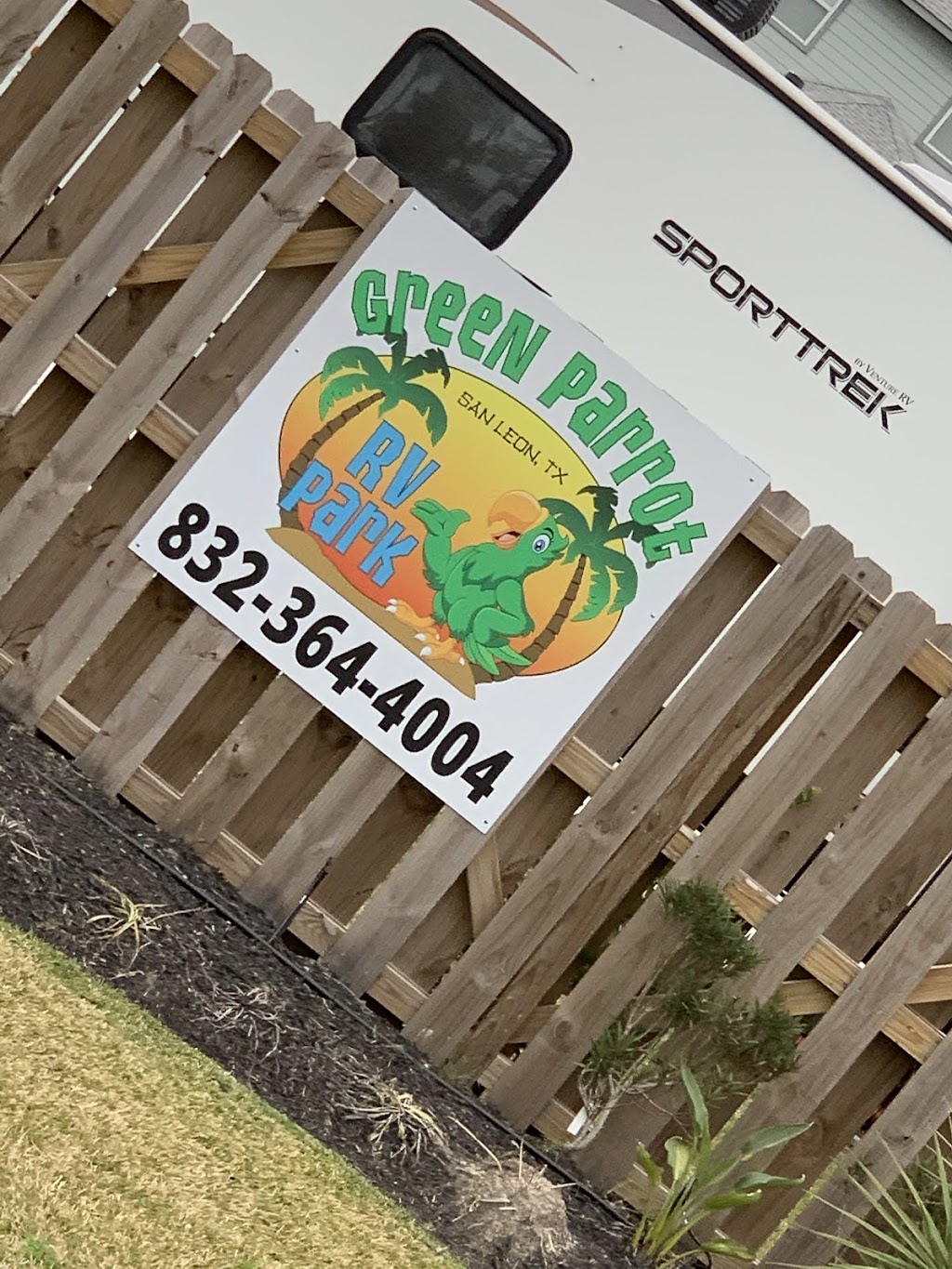 Green Parrot RV Park | 1344 9th St, San Leon, TX 77539, USA | Phone: (832) 364-4004