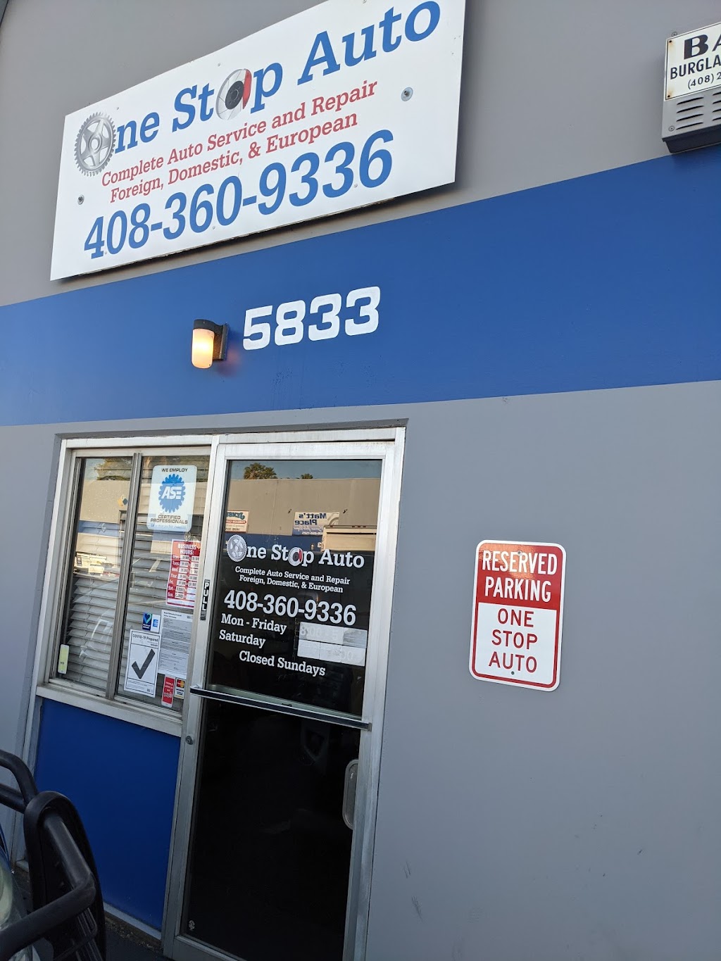 OneStopAuto | 5833 Winfield Blvd, San Jose, CA 95123, USA | Phone: (408) 360-9336