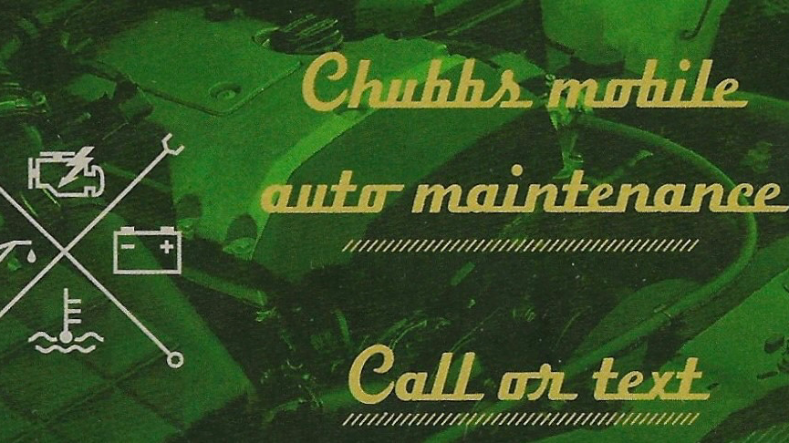 Chubbs mobile auto maintenance | 523 Hickok Ave, University Park, IL 60484, USA | Phone: (708) 265-9359