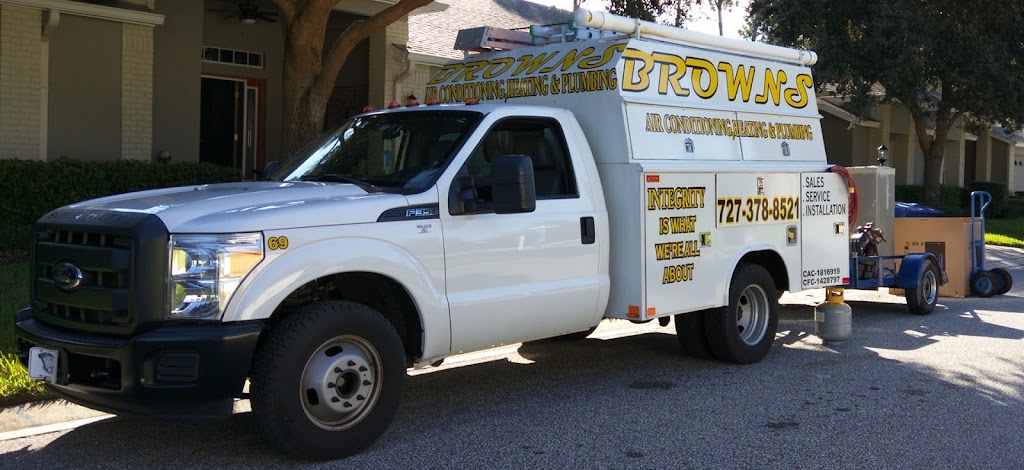 Browns Air Conditioning, Heating & Plumbing Inc. | 18849 Titus Rd, Hudson, FL 34667, USA | Phone: (727) 378-8521