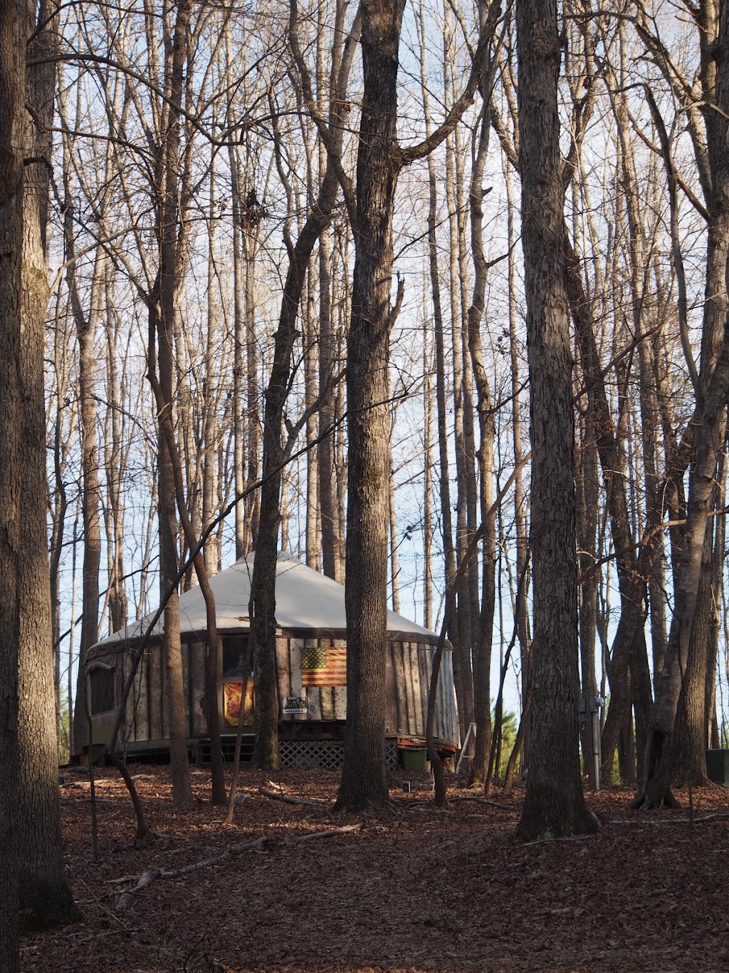 The Yurt at Frog Pond Farm | 2800 Austin Quarter Rd, Graham, NC 27253 | Phone: (336) 212-1588