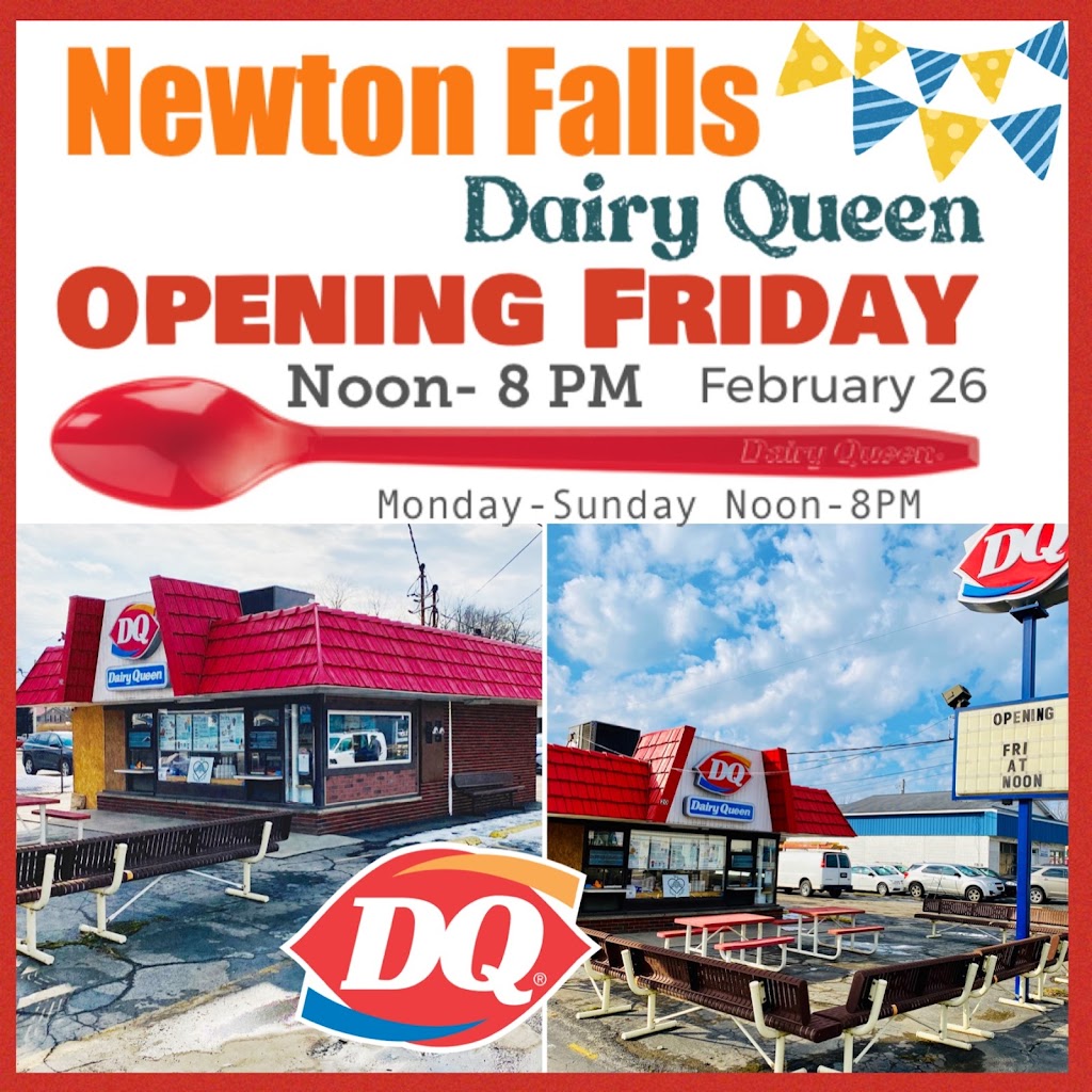 Dairy Queen Grill & Chill | 377 W Broad St, Newton Falls, OH 44444, USA | Phone: (330) 872-0151