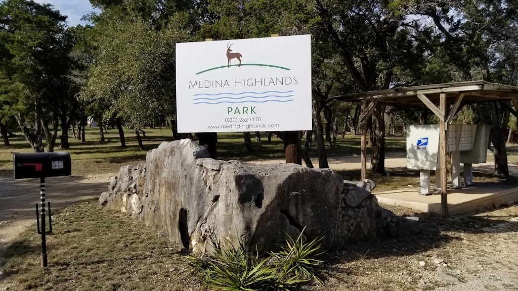 Medina Highlands Park | 560 Mountain Dr #29, Lakehills, TX 78063, USA | Phone: (830) 282-1170