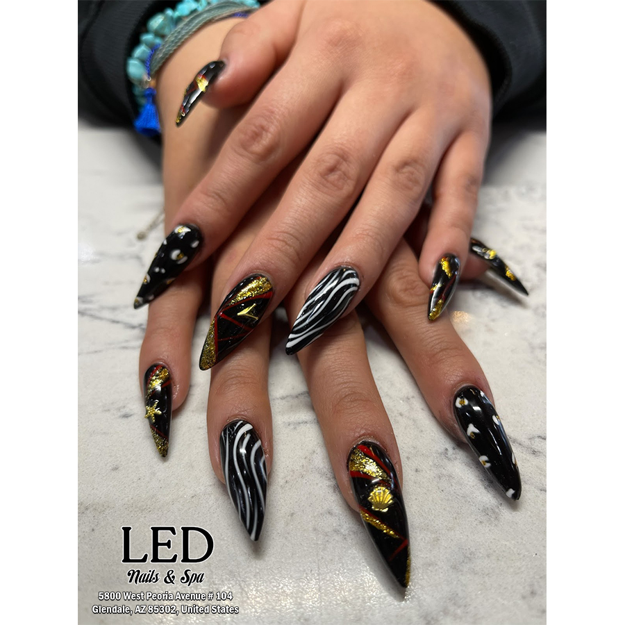 L.E.D Nails and Spa | 5800 W Peoria Ave #104, Glendale, AZ 85302, USA | Phone: (623) 776-9424