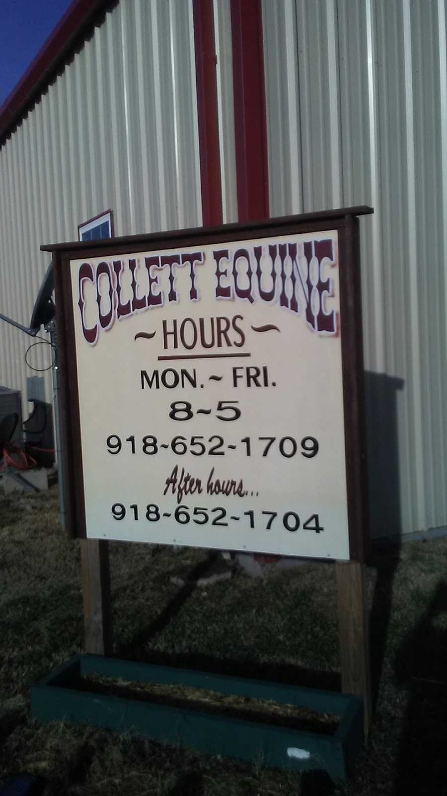 Collett Equine Veterinary Service | 28585 S 180 Rd, Henryetta, OK 74437, USA | Phone: (918) 652-1709