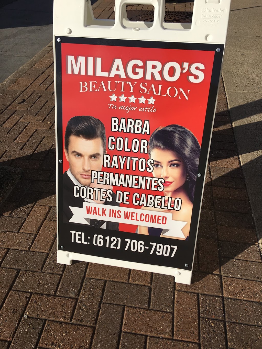 Milagros Beauty Salon | 4341 Winnetka Ave N, New Hope, MN 55428, USA | Phone: (763) 746-1256