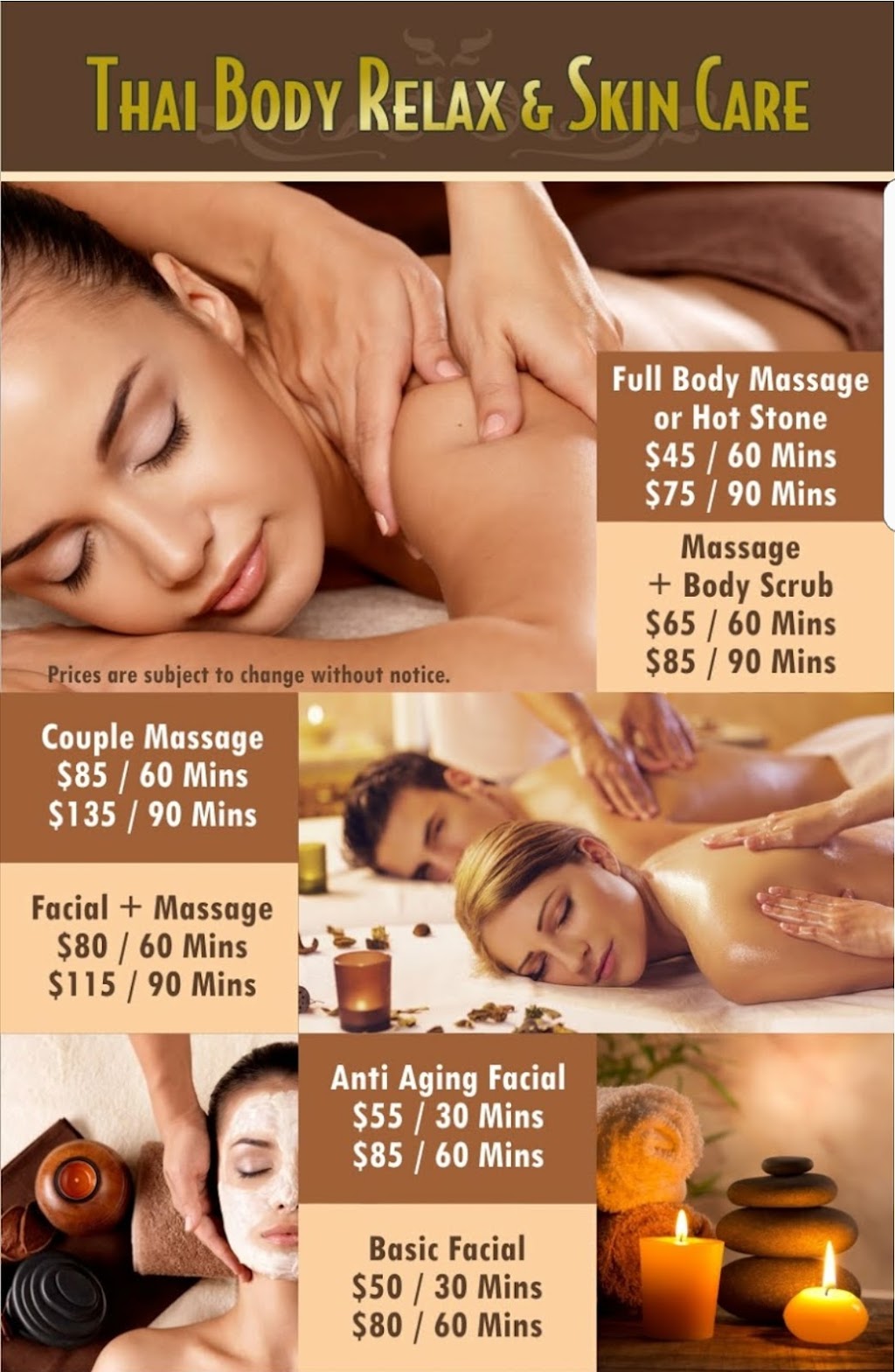 Thai Body Relax and Skin Care | 22323 Sherman Way Suite 21, Canoga Park, CA 91303 | Phone: (818) 835-9033