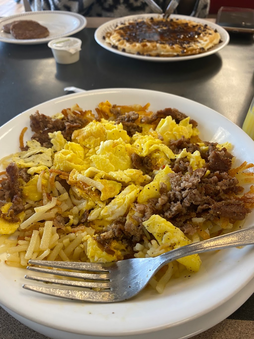 Waffle House | 1074 E Eads Pkwy, Greendale, IN 47025, USA | Phone: (812) 537-0978