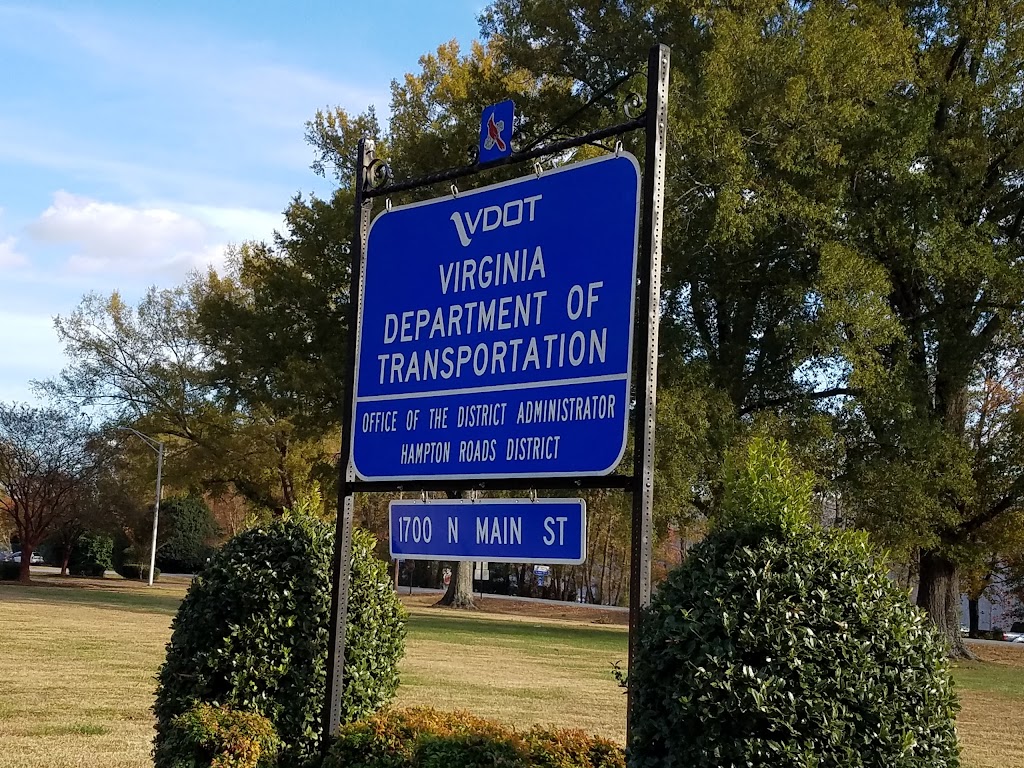 Virginia Department of Transportation | 7511 Burbage Dr, Suffolk, VA 23435, USA | Phone: (757) 925-2500