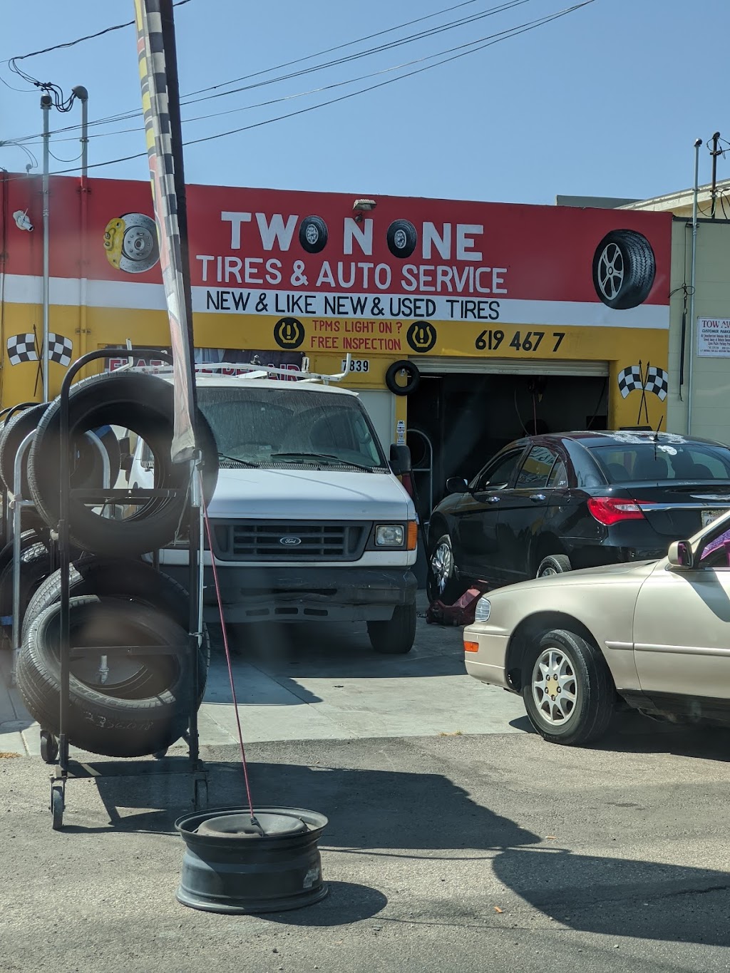 Two n one tire shop | 7839 North Ave, Lemon Grove, CA 91945, USA | Phone: (619) 467-7175