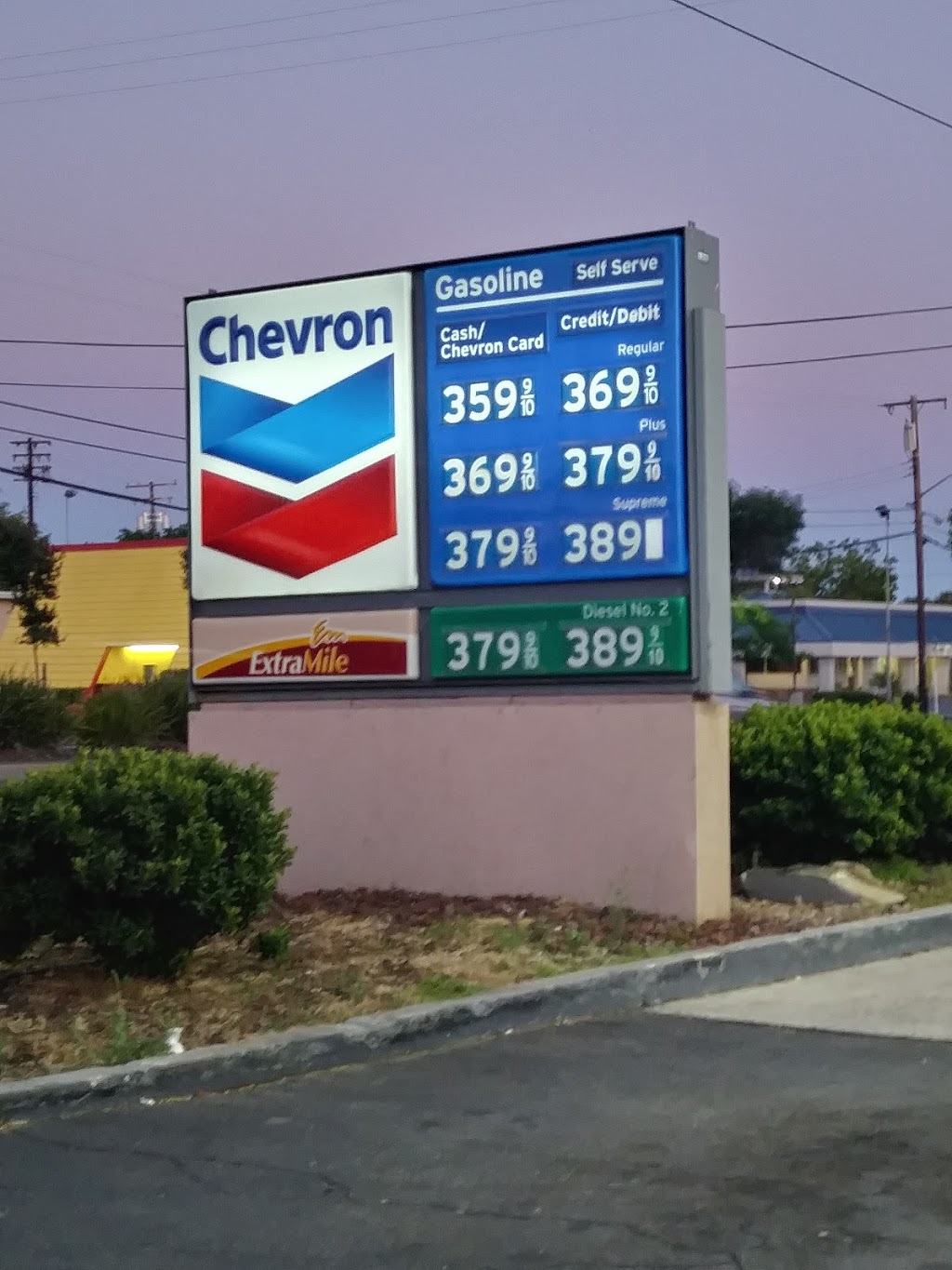 Chevron | 5701 Watt Ave, North Highlands, CA 95660, USA | Phone: (916) 331-4690