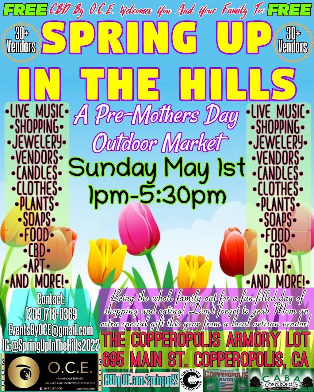 Spring Up In The Hills | 695 Main St, Copperopolis, CA 95228, USA | Phone: (209) 718-0369