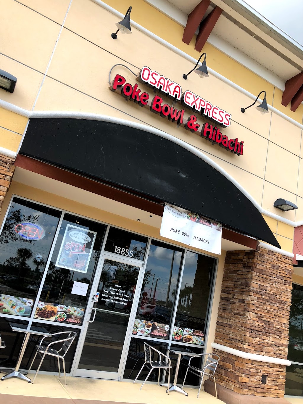 Osaka Express poke bowl hibachi | 18855 FL-54, Lutz, FL 33558, USA | Phone: (813) 388-5121