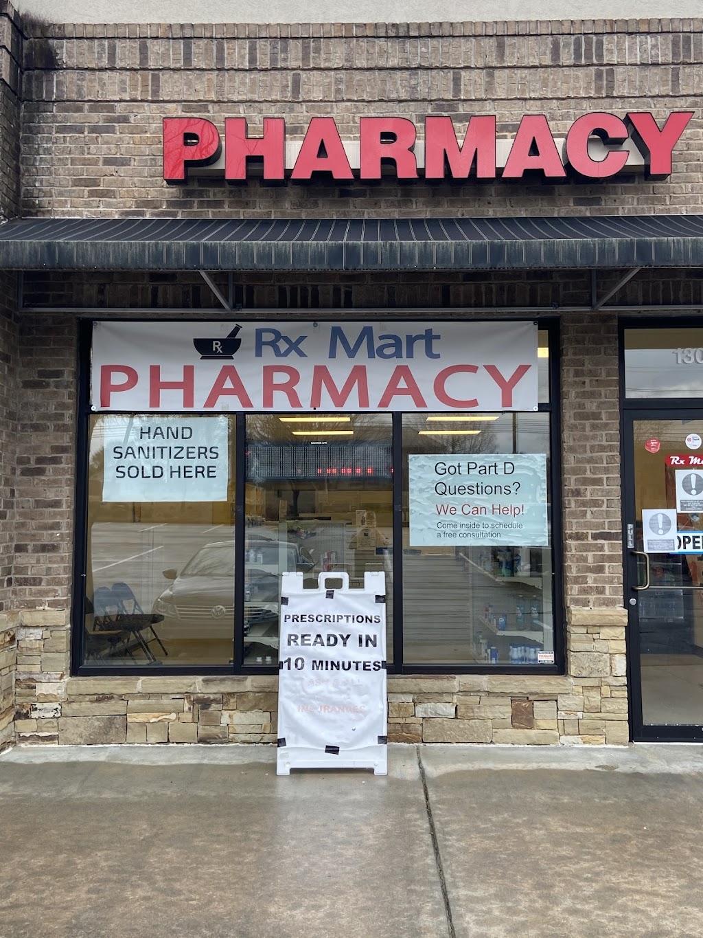 Rx Mart Pharmacy | 3485 Acworth Due West Rd #130, Acworth, GA 30101, USA | Phone: (770) 672-0304